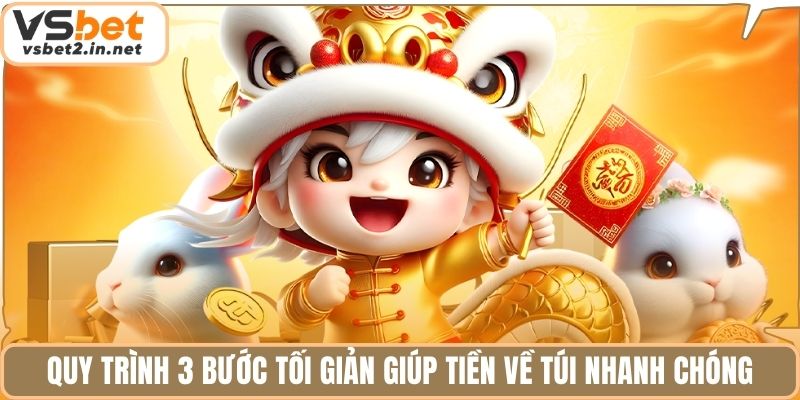 Quy trình 3 bước tối giản giúp tiền về túi nhanh chóng.